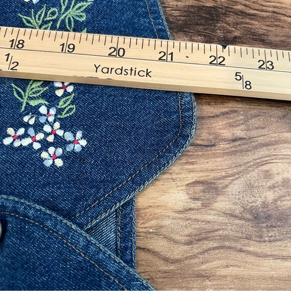 Liz Wear Denim Vest | Women’s Size Medium - Picture 5 of 6